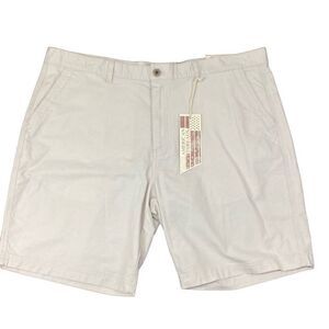 NWT Men’s American Threads Weathered Vintage Look Beige Shorts Size 40W